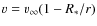 ${v}=\ensuremath{{v}_\infty} (1-R_*/r)$