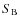$S_{\rm B}$