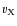 $v_{\rm X}$