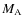 $M_{{\rm A}}$
