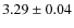 $3.29 \pm 0.04$