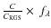 $ \frac{C}{C_{{\rm RGS}}}\times~f_{\lambda}$