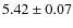 $5.42 \pm 0.07$