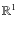 $\mathbb{R}^1$