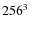 ${\rm 256}^3$