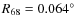 $R_{68}=0.064^\circ$