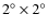 $2^\circ \times 2^\circ$