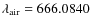 $\lambda _{\rm air}=666.0840$