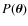 $P (\vec{\theta})$