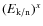 $(E_{\rm k/n})^{x}$