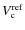 $V_{\rm c}^{\rm ref}$