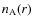 $n_{{\rm A}}(r)$