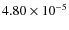 $4.80 \times 10^{-5}$