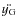 $\ddot{y_{\rm G}}$
