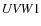 ${\it UVW}1$