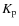 $K_{{\rm p}}$