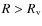 $R > R_{\rm v}$