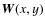 $\vec{W}(x,y)$