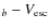 $_b-V_{\rm esc}$