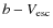 $b-V_{\rm esc}$