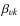 $\beta_{vk}$