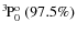$\rm {}^{3}\hspace*{-.5mm}P_{0}^{{\rm o}}~(97.5\%)$