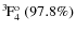 $\rm {}^{3}\hspace*{-.5mm}F_{4}^{{\rm o}}~(97.8\%)$