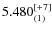 $5.480^{\rm [+7]}_{(1)}$
