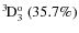 $\rm {}^{3}\hspace*{-.5mm}D_{3}^{{\rm o}}~(35.7\%)$