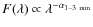 $F(\lambda) \propto \lambda^{-\ensuremath{\alpha_{\rm 1{-}3~mm}}\xspace}$
