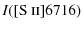 $\displaystyle I([\mbox{S {\sc ii}}] 6716)$