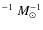 $^{-1}~M_\odot^{-1}$