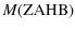 $\displaystyle %
M({\rm ZAHB})$