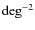$\rm deg^{-2}$