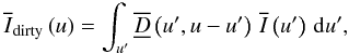 \begin{equation} \Iwfft{}\left(\uf\right) = \sint{\uff}{\Dwftft{}\left(\uff,\uf-\uff\right)\,\Ift{}\left(\uff\right)}, \label{eq:samp:meas:uv} \end{equation}
