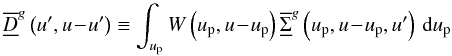 \appendix \setcounter{section}{1} \begin{equation} \Dwftft[\gu{}]{}\left(\uff,\uf\!-\!\uff\right) \Definition \sint{\up}{\Wu{}\left(\up,\uf\!-\!\up\right)\SBftft[\gu{}]{}\left(\up,\uf\!-\!\up,\uff\right)} \end{equation}