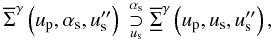 \appendix \setcounter{section}{1} \begin{equation} \FTop{\SBnnft[\ga{}]{}\left(\up,\as,\usss\right)}{\SBftft[\ga{}]{}\left(\up,\us,\usss\right)}{\as}{\us}, \end{equation}