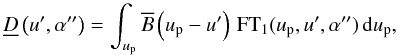 \appendix \setcounter{section}{1} \begin{equation} \Dwftnn{}\left(\uff,\afff\right) = \sint{\up}{\Bft{}\left(\up-\uff\right)\,\intone}, \label{eq:demo:dirty:1} \end{equation}
