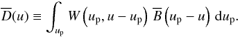 \begin{equation} \Dwft{}(\uf) \Definition \sint{\up}{\Wu{}\left(\up,\uf-\up\right)\,\Bft{}\left(\up-\uf\right)}. \label{eq:dirty:uv} \end{equation}