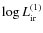$\log L_{\rm ir}^{(1)}$