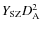 $Y_{\rm SZ}D_{\rm A}^2$