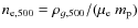 $n_{\rm e,500} = \rho_{g,500}/(\mu_{\rm e}~m_{\rm p})$