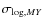$\sigma_{\log,MY}$