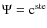 $\Psi={\rm c}^{\rm ste}$