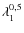 $\lambda _1^{0,5}$