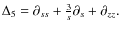 $ \Delta_{5}=\partial_{ss}+\frac{3}{s}\partial_s+\partial_{zz}. $
