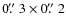 $0\hbox{$.\!\!^{\prime\prime}$ }3 \times 0\hbox{$.\!\!^{\prime\prime}$ }2$