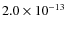$2.0\times10^{-13}$