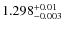 $1.298_{\rm -0.003}^{+0.01}$