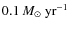 $\rm0.1~{\it M}_{\odot}~yr^{-1}$